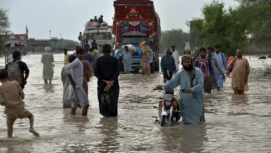 فيضانات في باكستان - Copyright أ ب